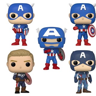 Foto 2 | Figura de Acción Funko Pop! Marvel: ¡el Año de The Shield! - Venta Internacional