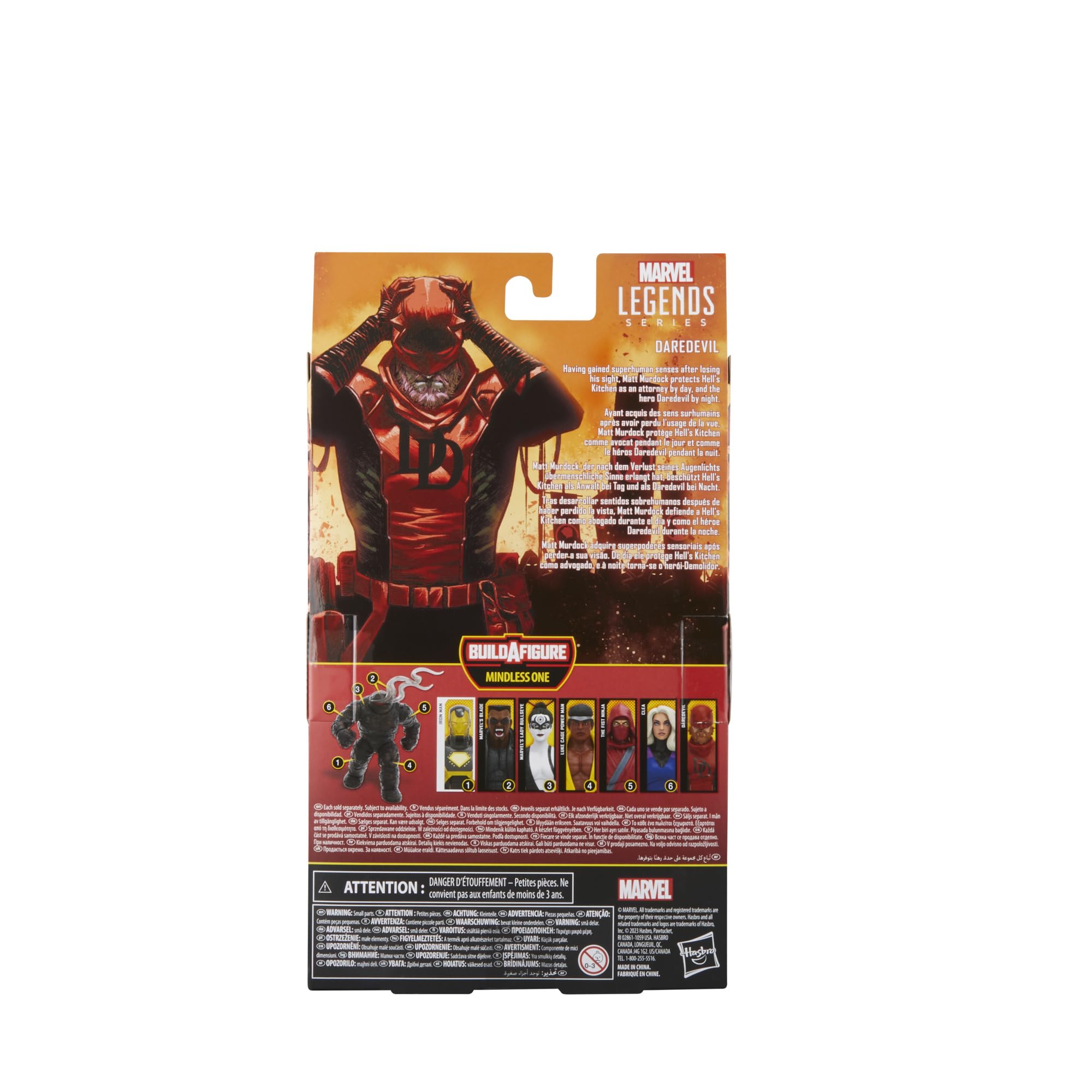 Foto 4 pulgar | Figura de Acción Marvel Hasbro Legends Series Daredevil 15 cm - Venta Internacional