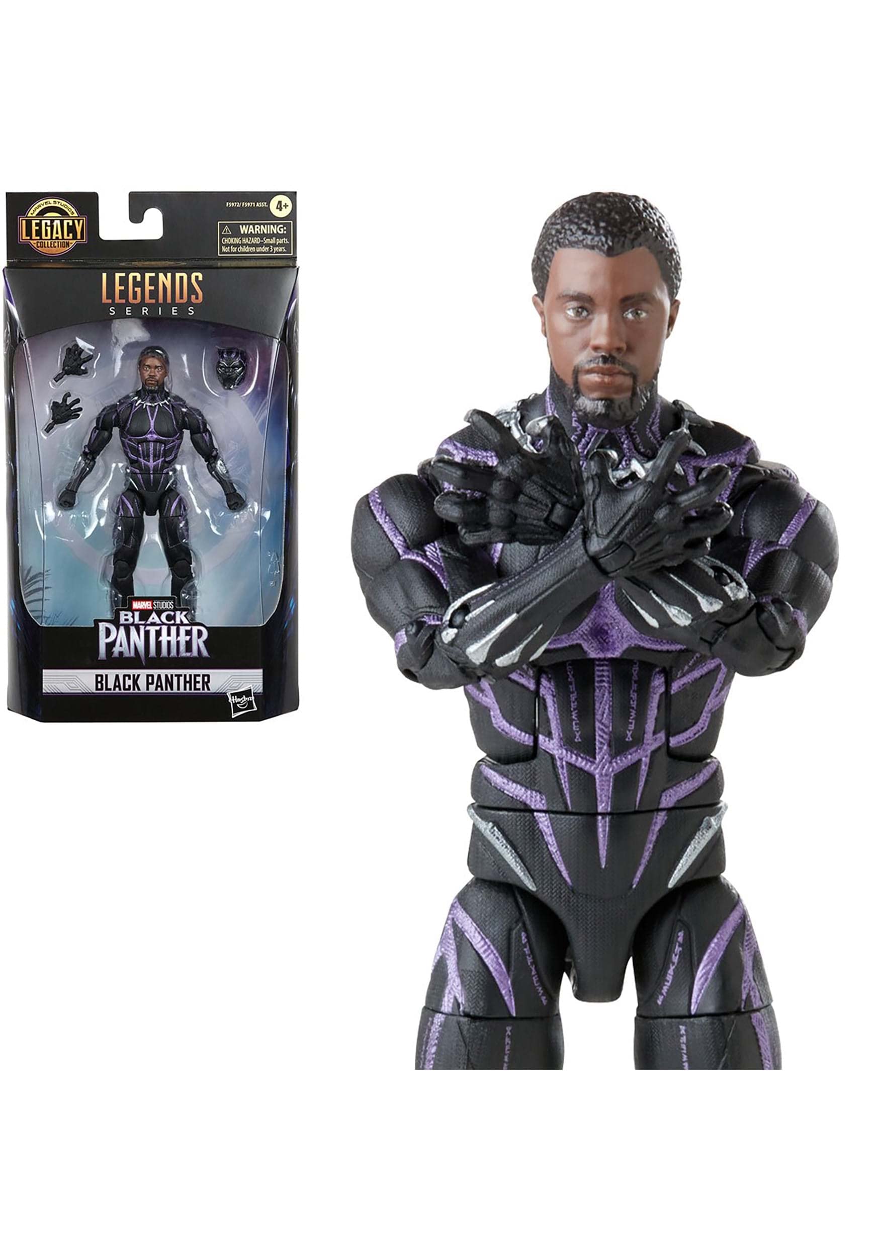 Foto 3 | Figura de Acción Black Panther Marvel Legends - Venta Internacional