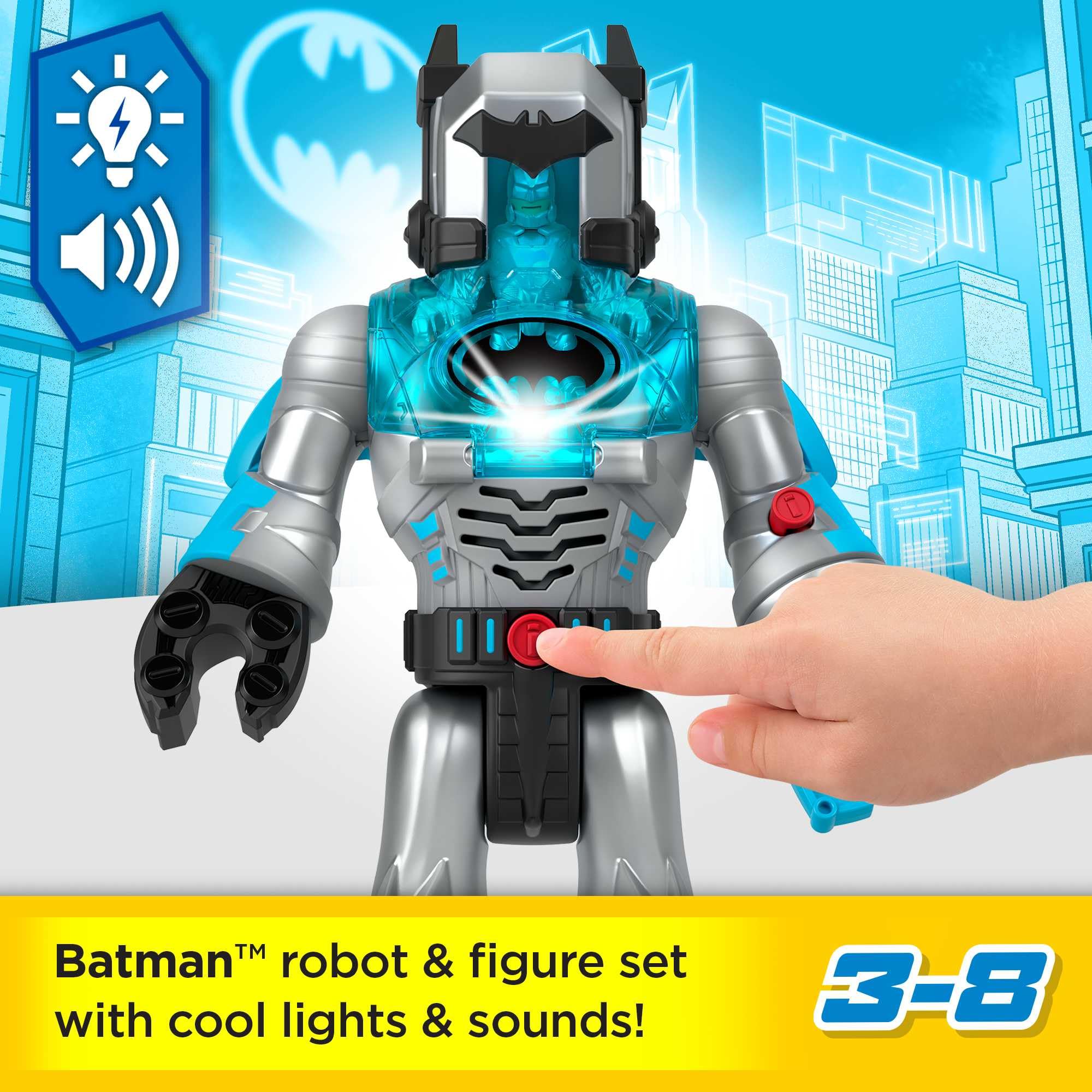 Foto 4 pulgar | Toy Fisher-price Imaginext Dc Super Friends Batman Durante Más De 3 Años - Venta Internacional.