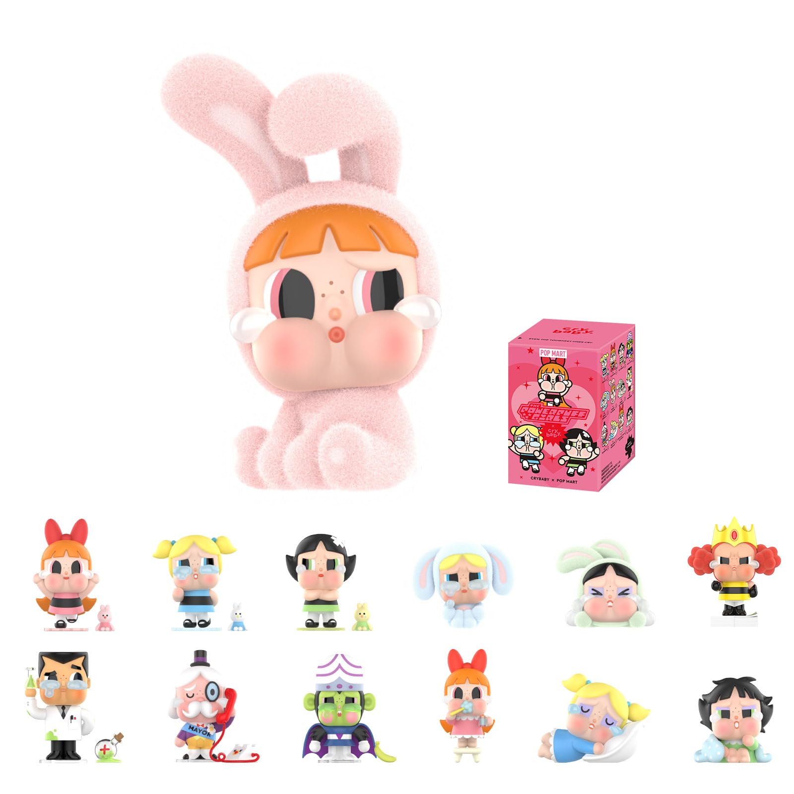 Foto 2 pulgar | Figura Serie Pop Mart Crybaby X Powerpuff Girls - Venta Internacional