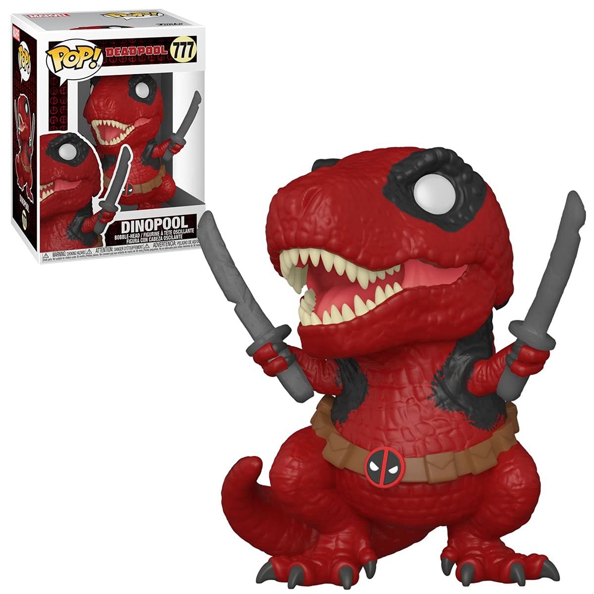 Foto 3 pulgar | Figura de Vinilo Funko Pop Marvel Deadpool Parody Dinopool - Venta Internacional