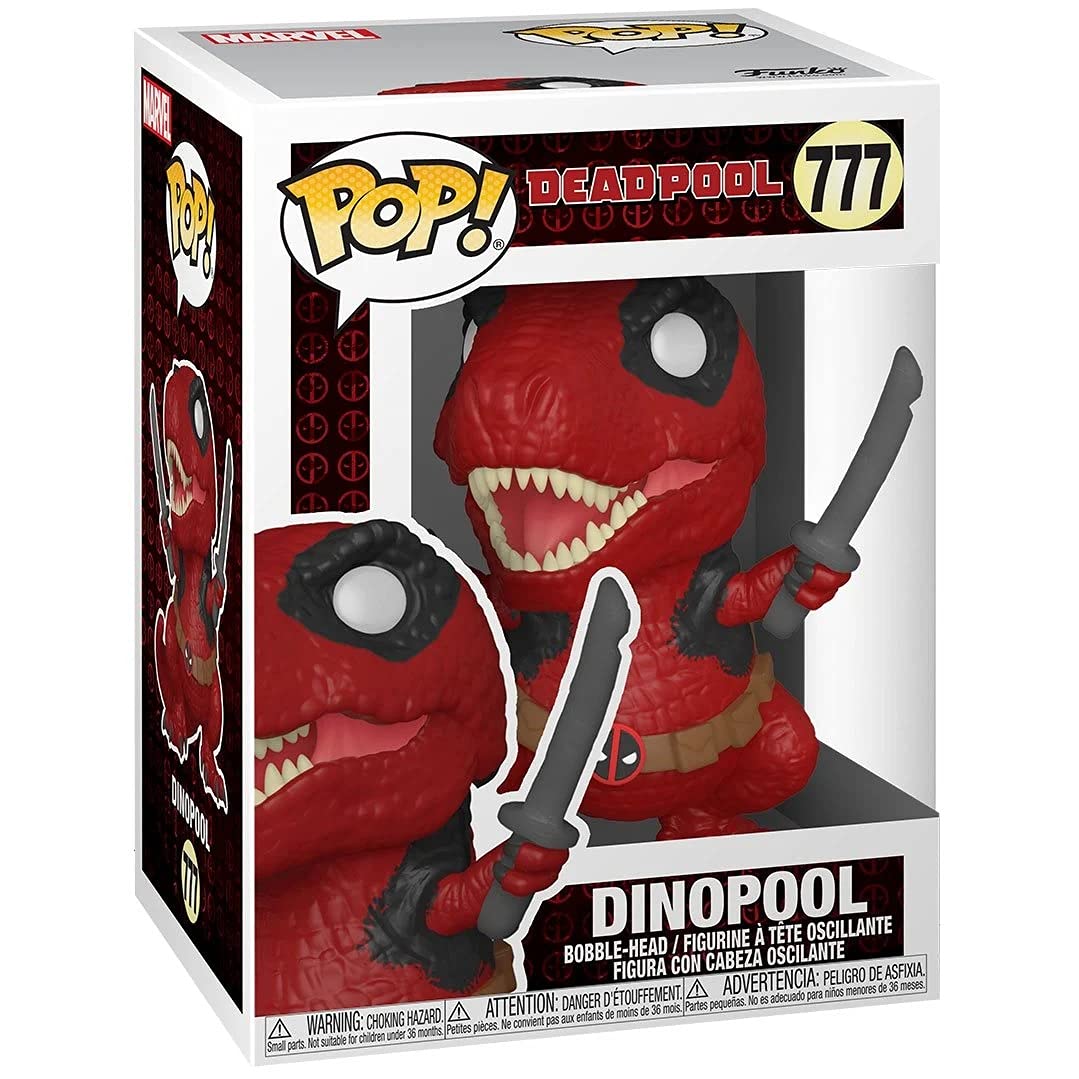 Foto 4 pulgar | Figura de Vinilo Funko Pop Marvel Deadpool Parody Dinopool - Venta Internacional