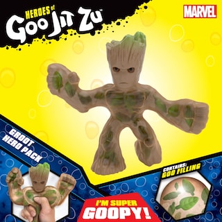 Foto 4 | Figura De Acción Heroes Of Goo Jit Zu Marvel Groot - Venta Internacional.