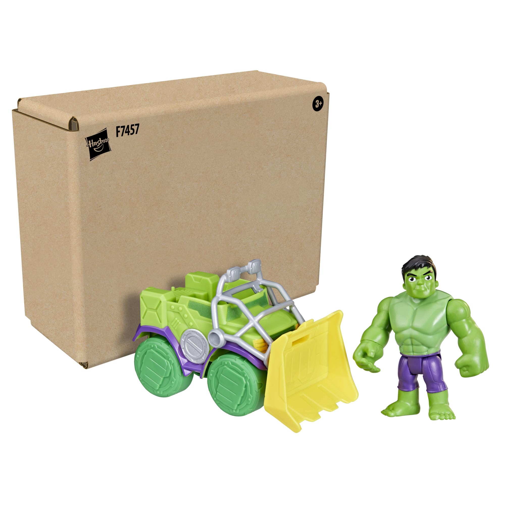 Foto 3 | Set De Juguetes Spidey Y Sus Increíbles Amigos Hulk Smash Truck - Venta Internacional.