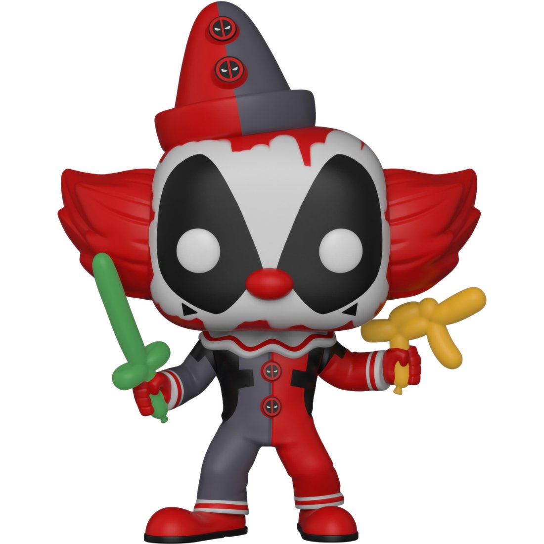 Foto 4 pulgar | Figura De Vinilo Funko Marvel Clown Deadpool Con Protector Gráfico - Venta Internacional.