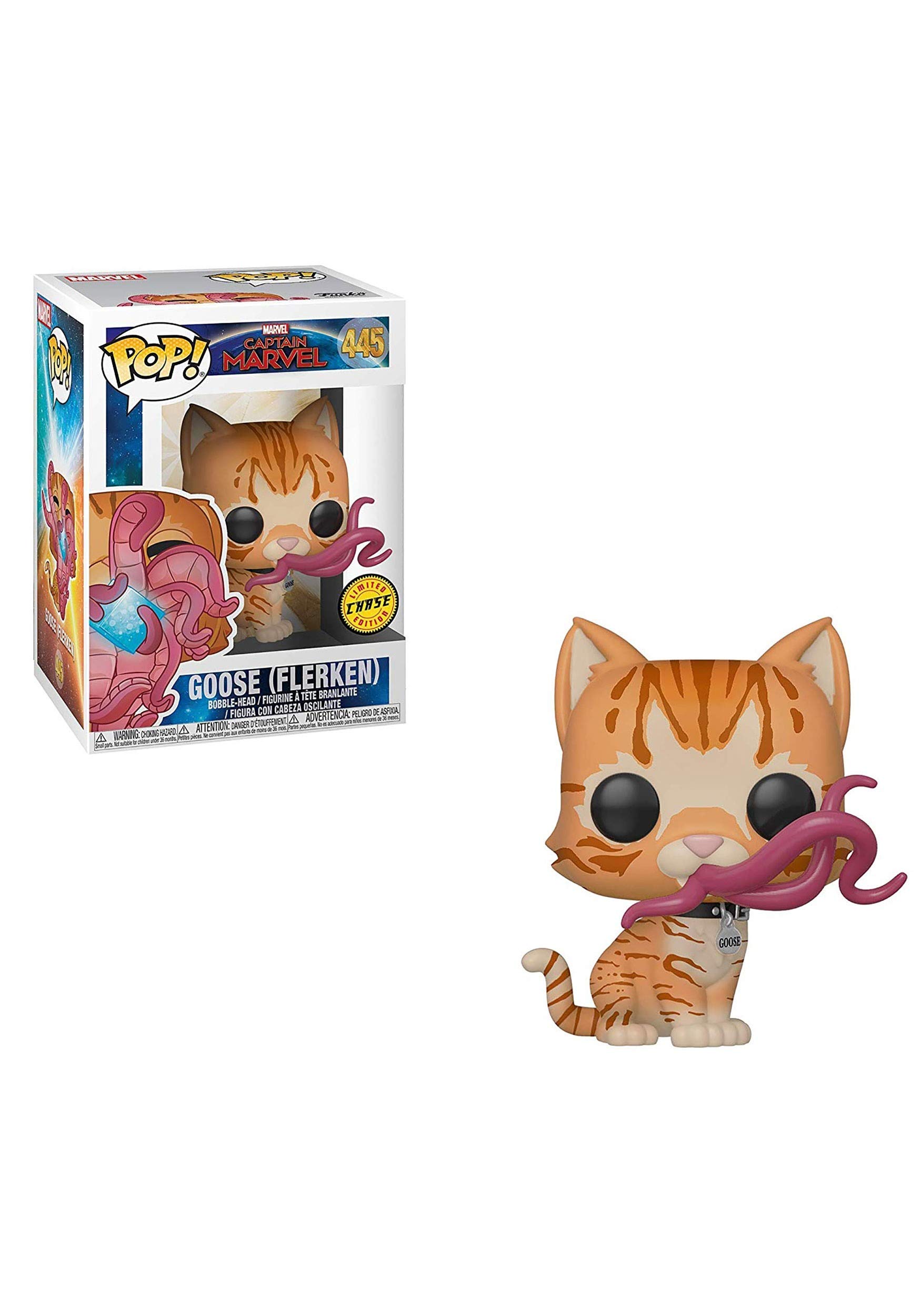 Foto 3 pulgar | Figura De Acción Funko Pop! Marvel: ¡capitán Marvel Goose! - Venta Internacional.