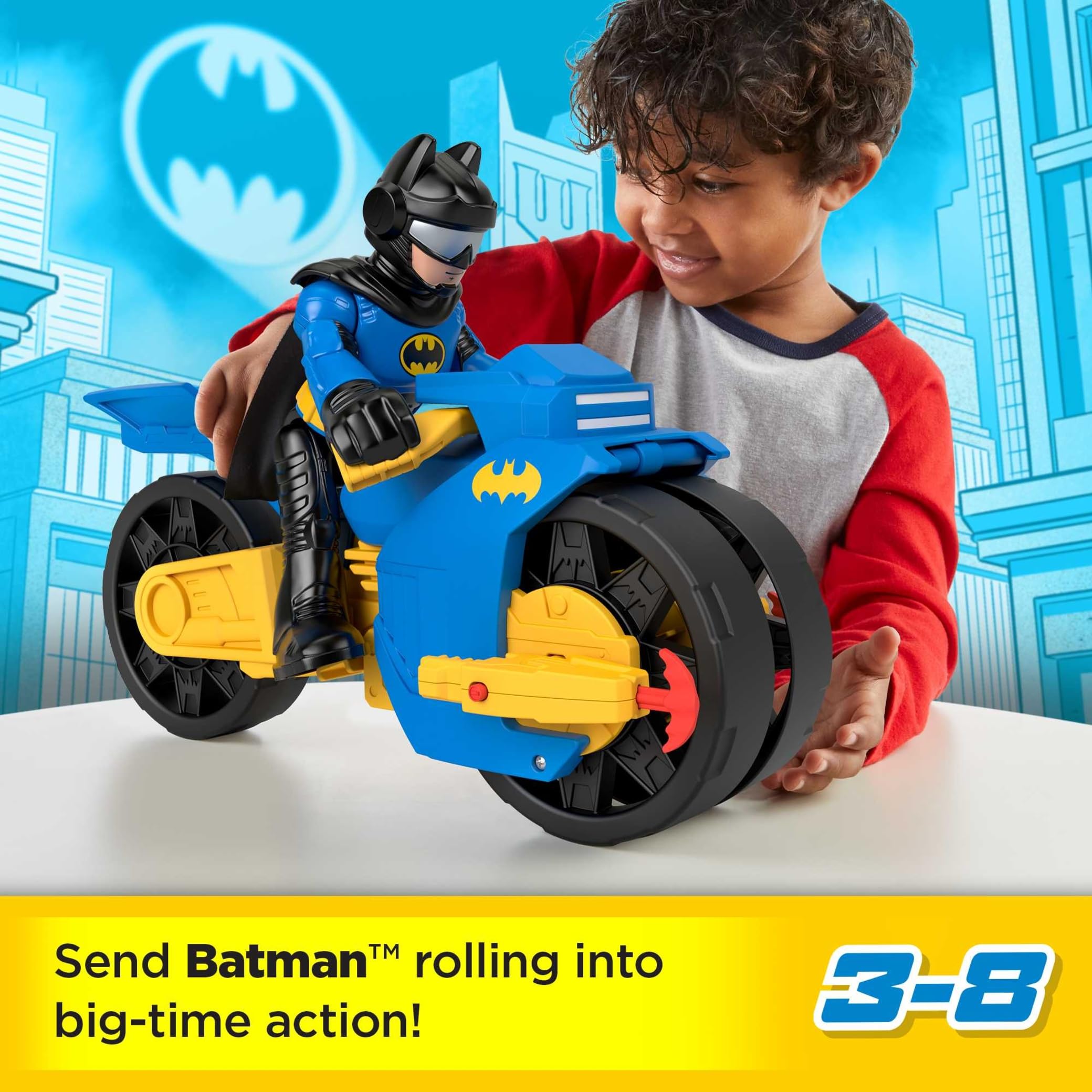 Foto 3 pulgar | Toy Fisher-price Imaginext Dc Super Friends Batman 10 Kids 3+  - Venta Internacional.