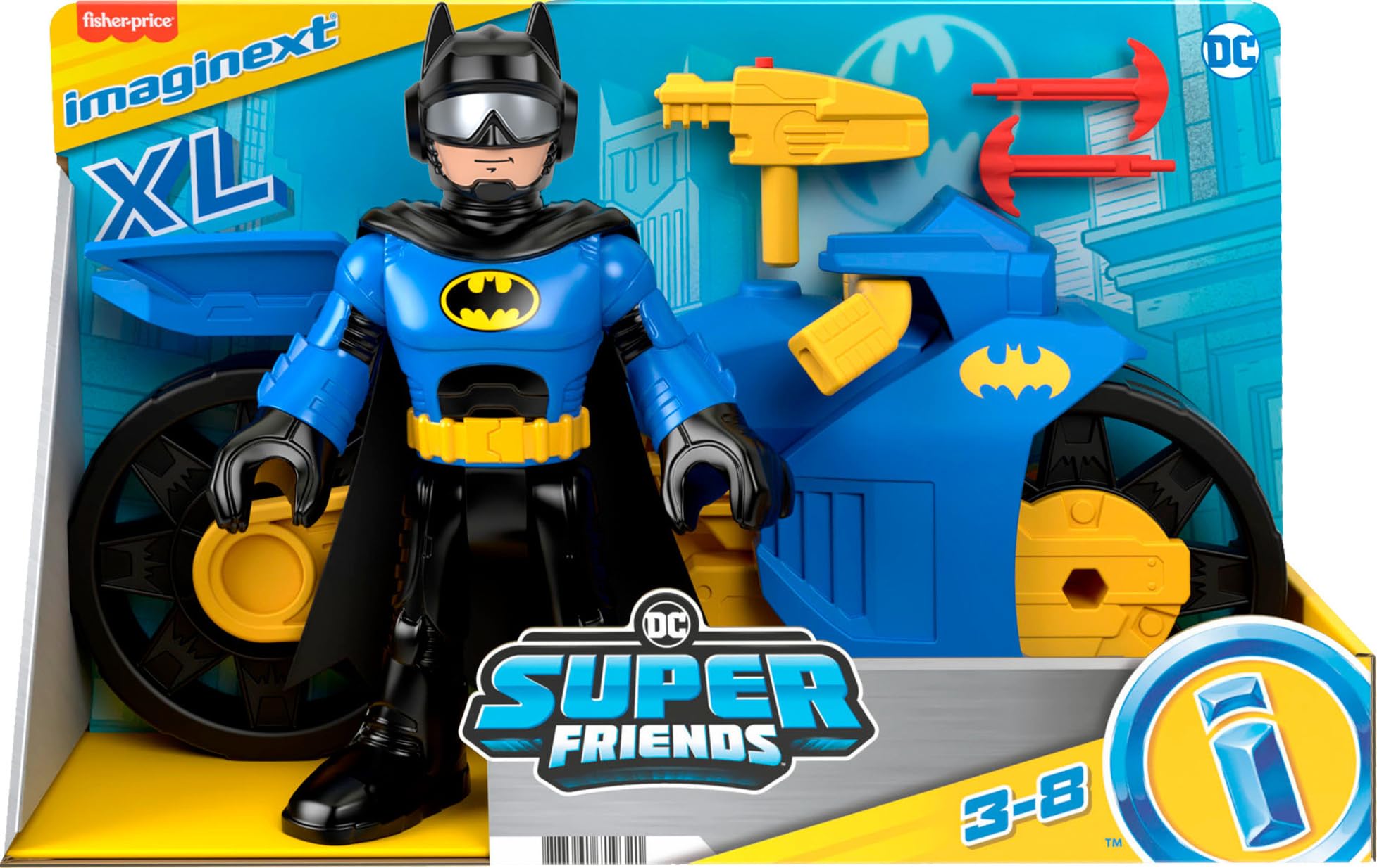 Foto 7 pulgar | Toy Fisher-price Imaginext Dc Super Friends Batman 10 Kids 3+  - Venta Internacional.