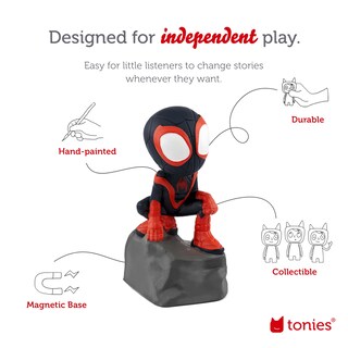 Foto 3 | El Personaje De Reproducción De Audio Tonies Spin Marvel Spidey Friends - Venta Internacional.