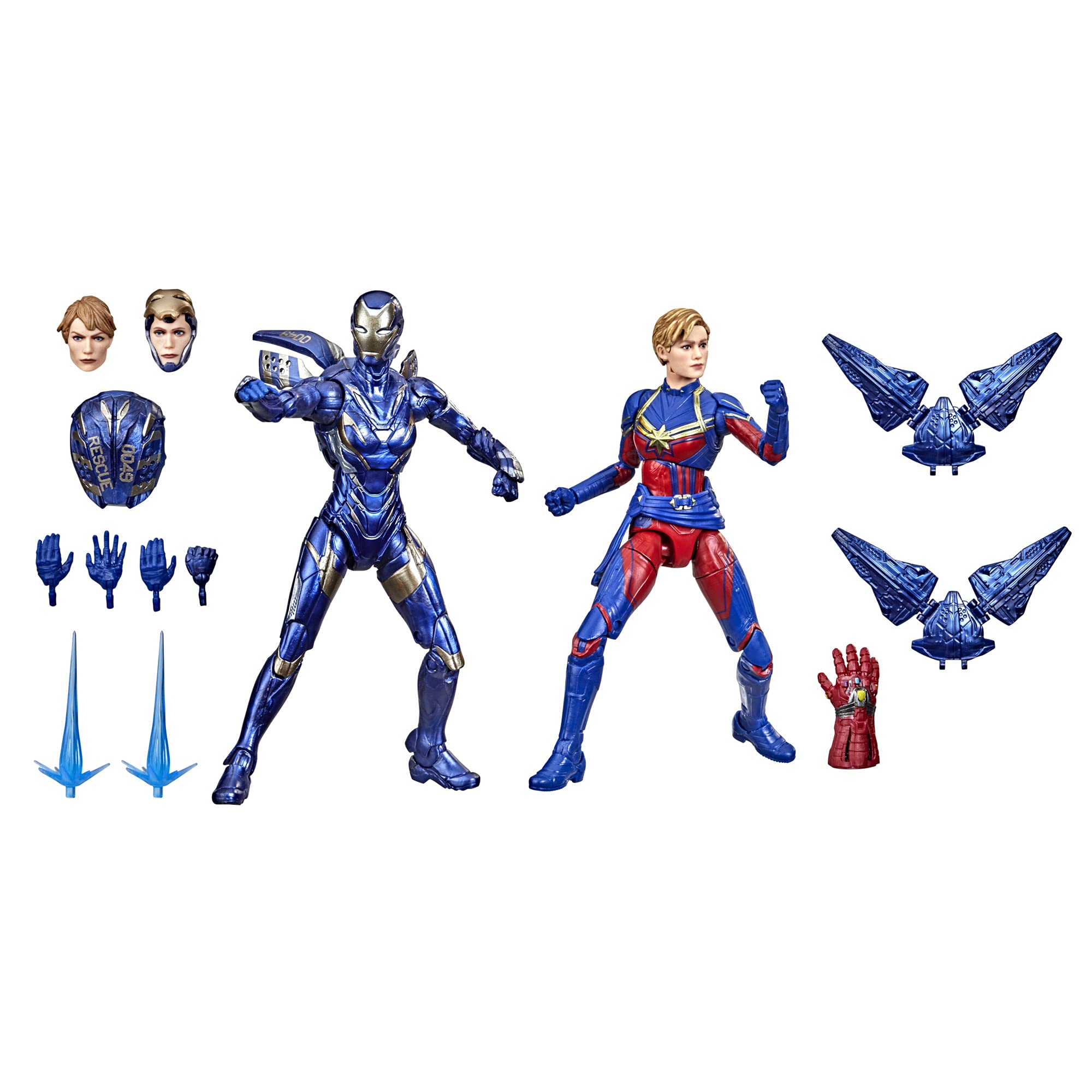 Foto 1 | Figura De Acción De Juguete Marvel Legends Captain And Rescue De 6 Pulgadas - Venta Internacional.