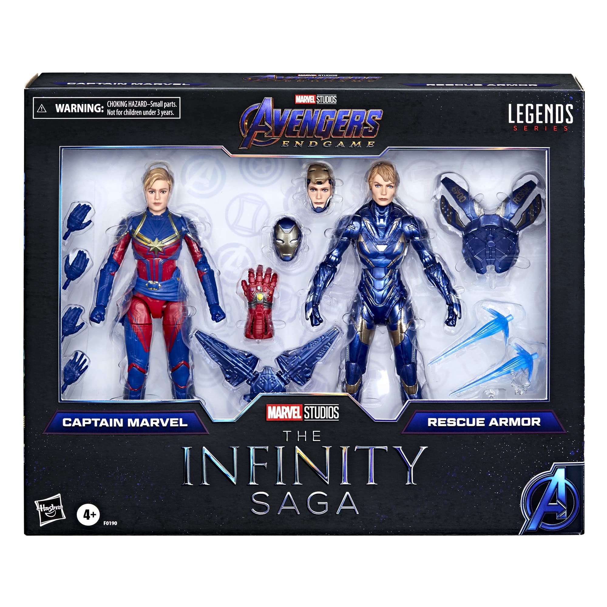 Foto 3 pulgar | Figura De Acción De Juguete Marvel Legends Captain And Rescue De 6 Pulgadas - Venta Internacional.
