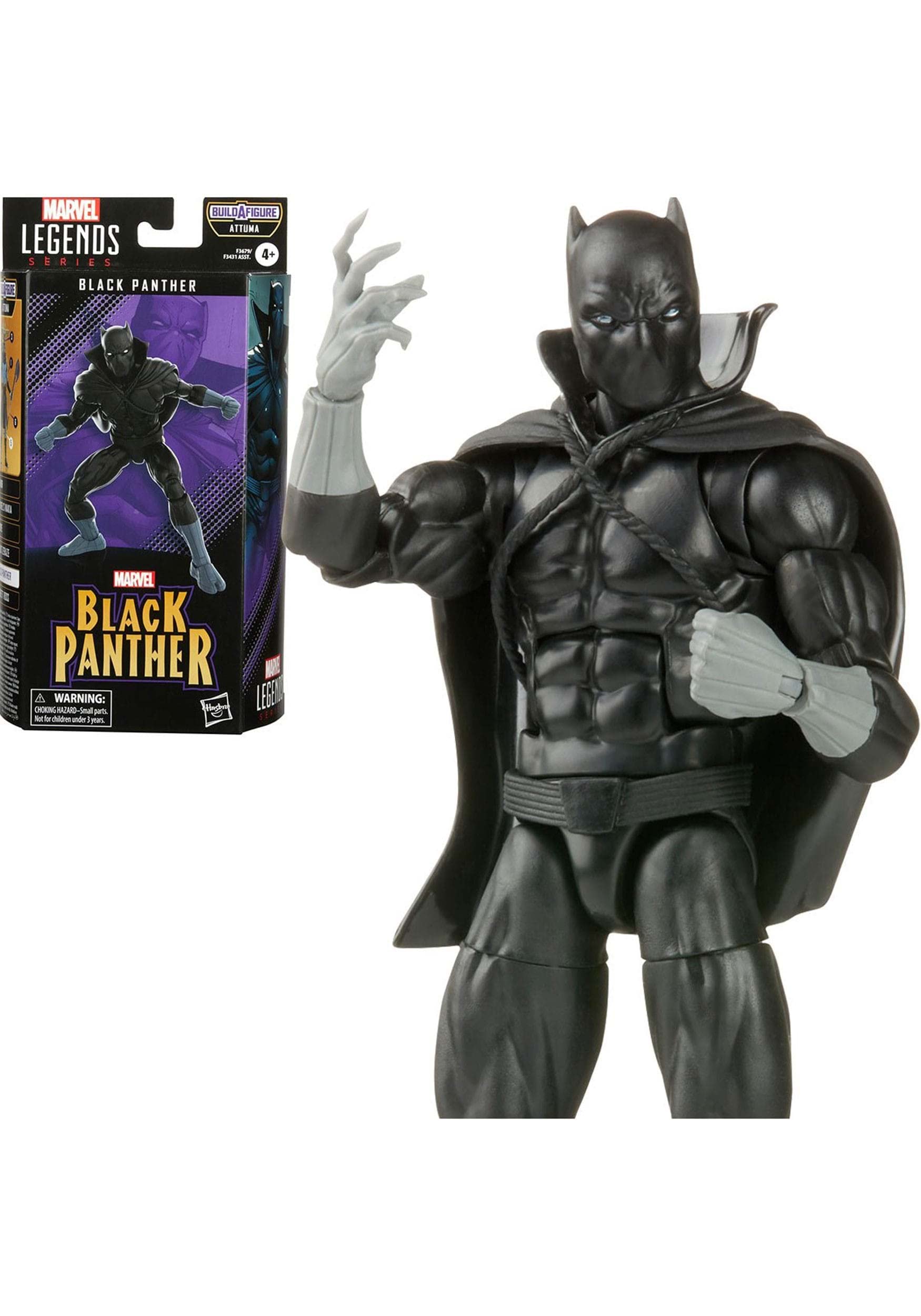 Foto 2 pulgar | Figura De Acción Black Panther De La Serie Marvel Legends De 15 Cm - Venta Internacional.