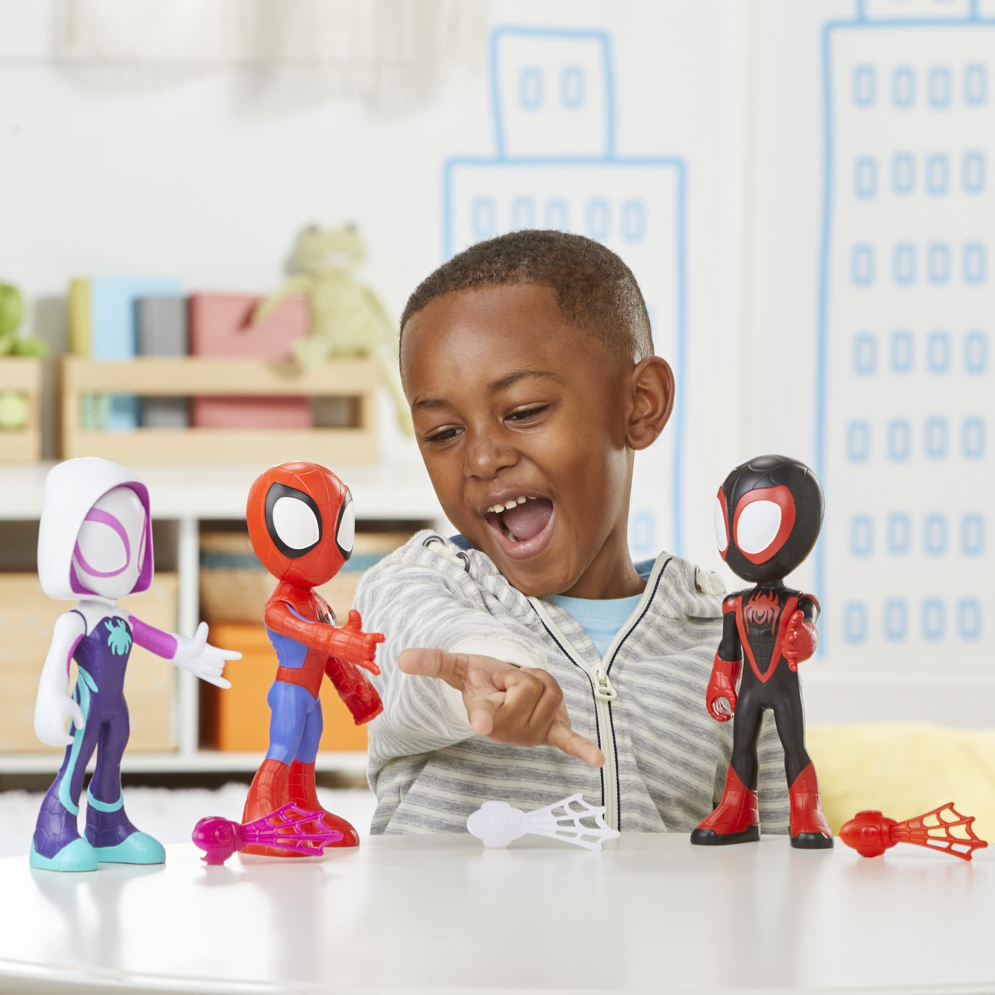 Foto 5 pulgar | Figuras De Acción Spidey Y Sus Increíbles Amigos, Paquete De 3 - Venta Internacional.