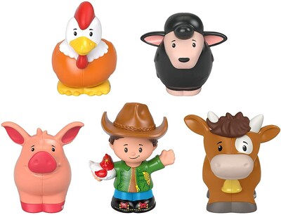 Foto 1 | Paquete De Figuras Fisher-price Little People Farmer & Animals - Venta Internacional.