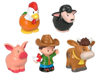 Foto 2 | Paquete De Figuras Fisher-price Little People Farmer & Animals - Venta Internacional.