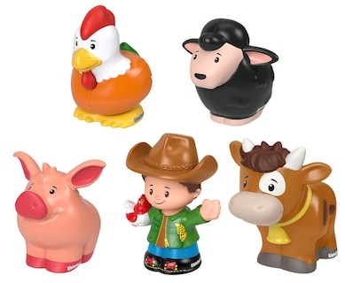 Foto 4 | Paquete De Figuras Fisher-price Little People Farmer & Animals - Venta Internacional.