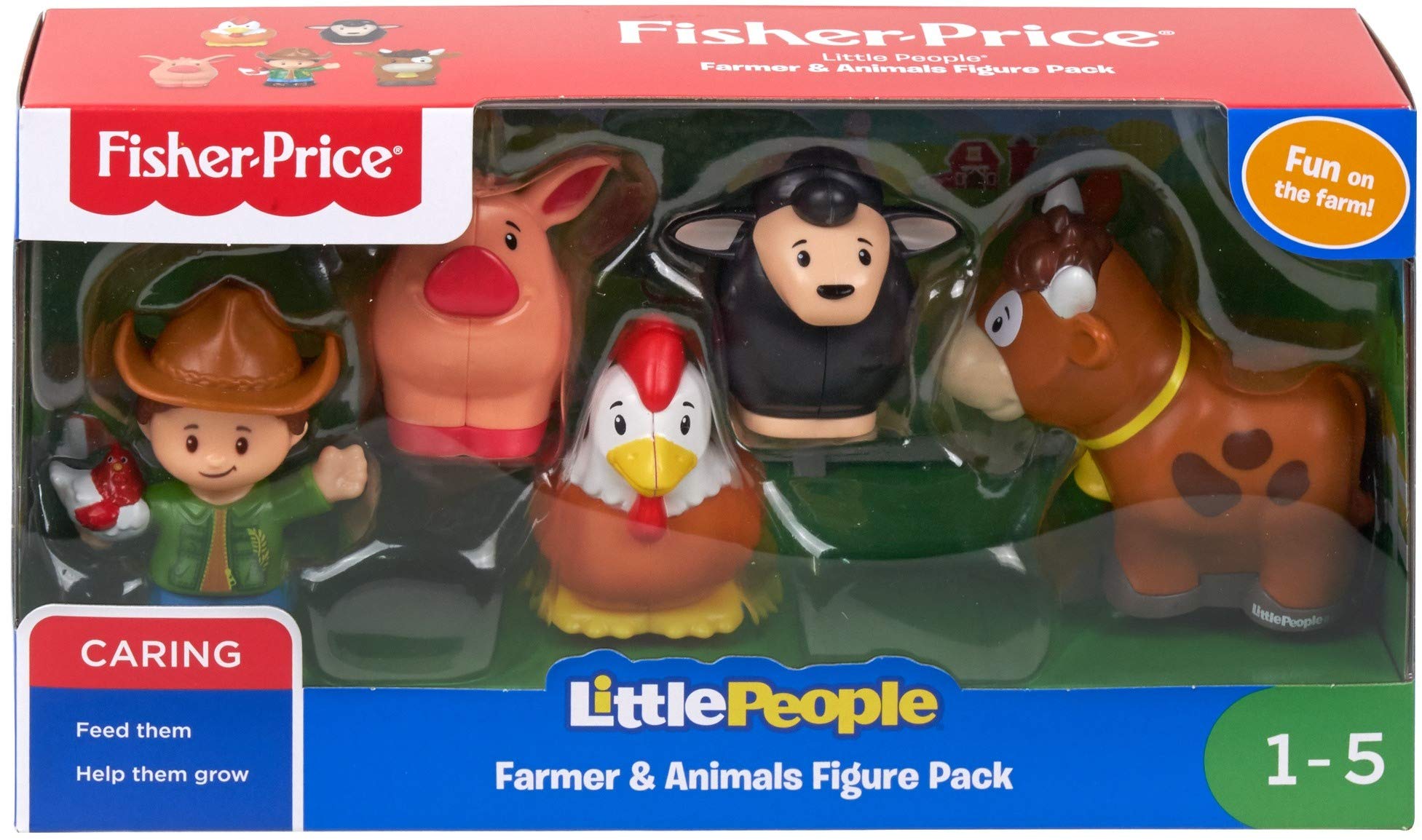 Foto 6 pulgar | Paquete De Figuras Fisher-price Little People Farmer & Animals - Venta Internacional.