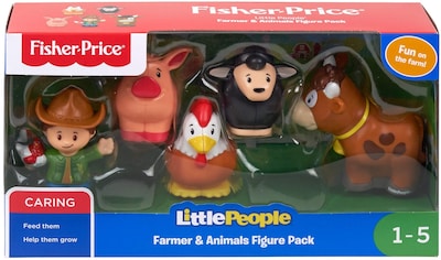 Foto 5 | Paquete De Figuras Fisher-price Little People Farmer & Animals - Venta Internacional.