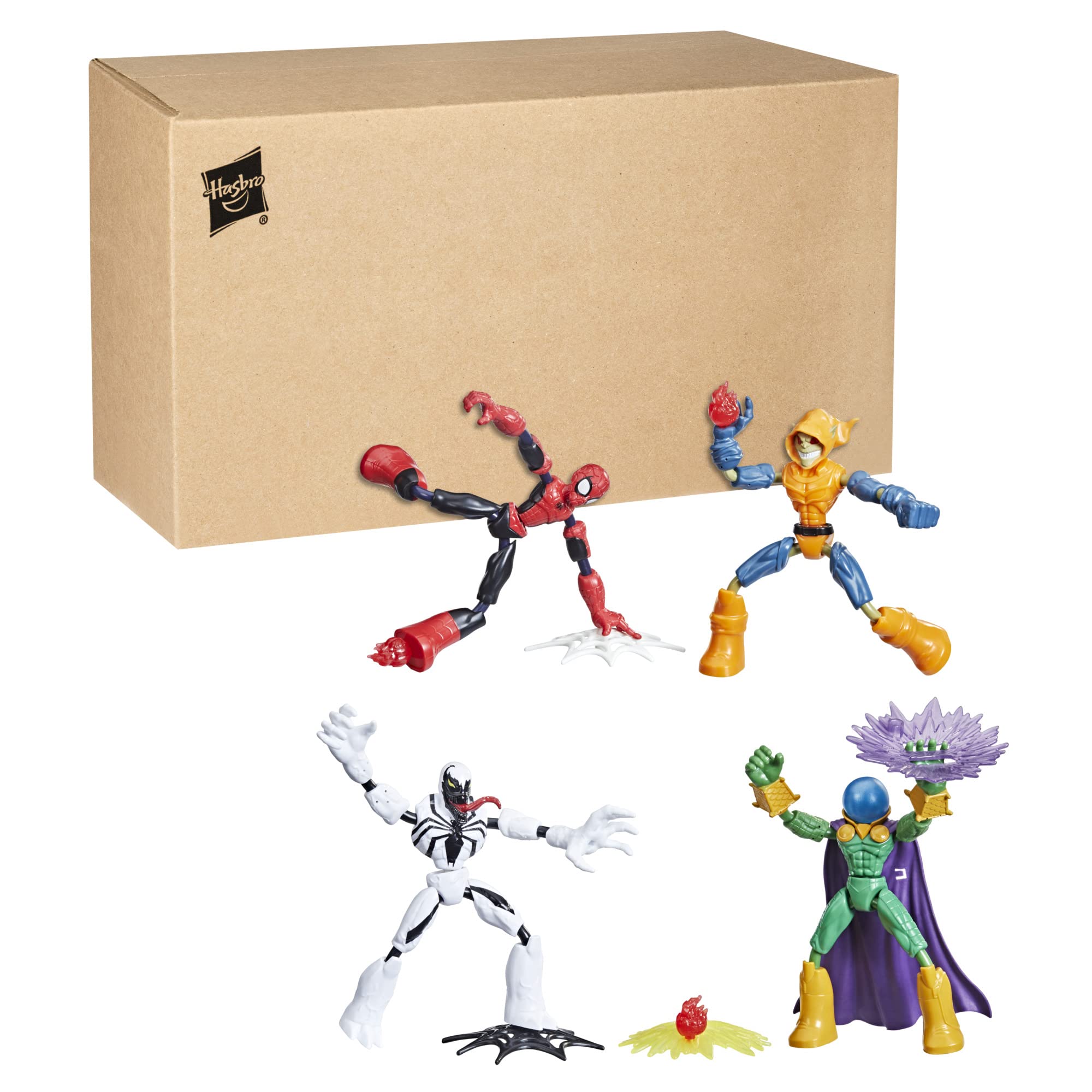 Foto 2 | Figura De Acción Toy Spider-man Bend And Flex Marvel De 6 Pulgadas - Venta Internacional.