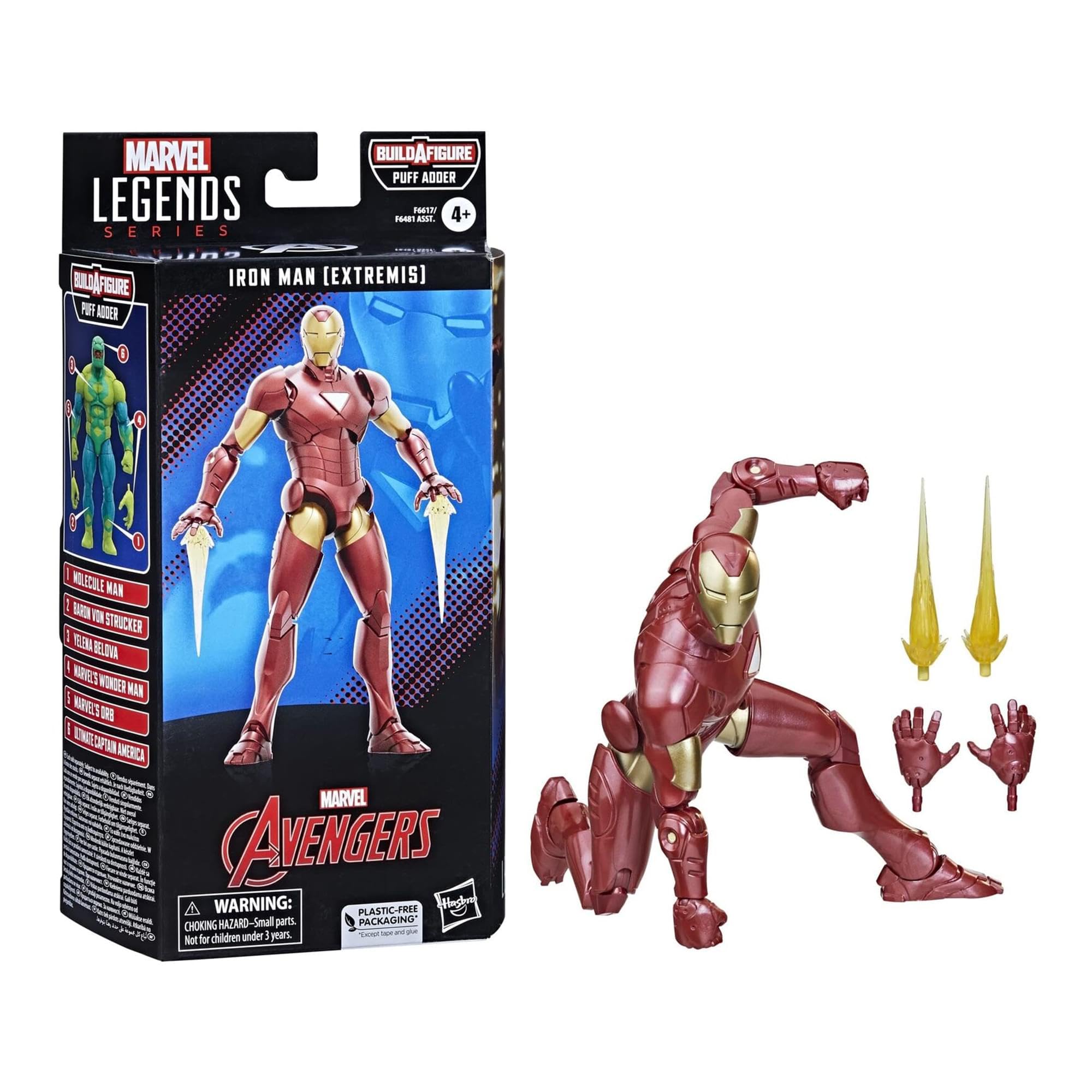 Foto 8 pulgar | Figura De Acción Marvel Legends Series Iron Man Extremis - Venta Internacional.