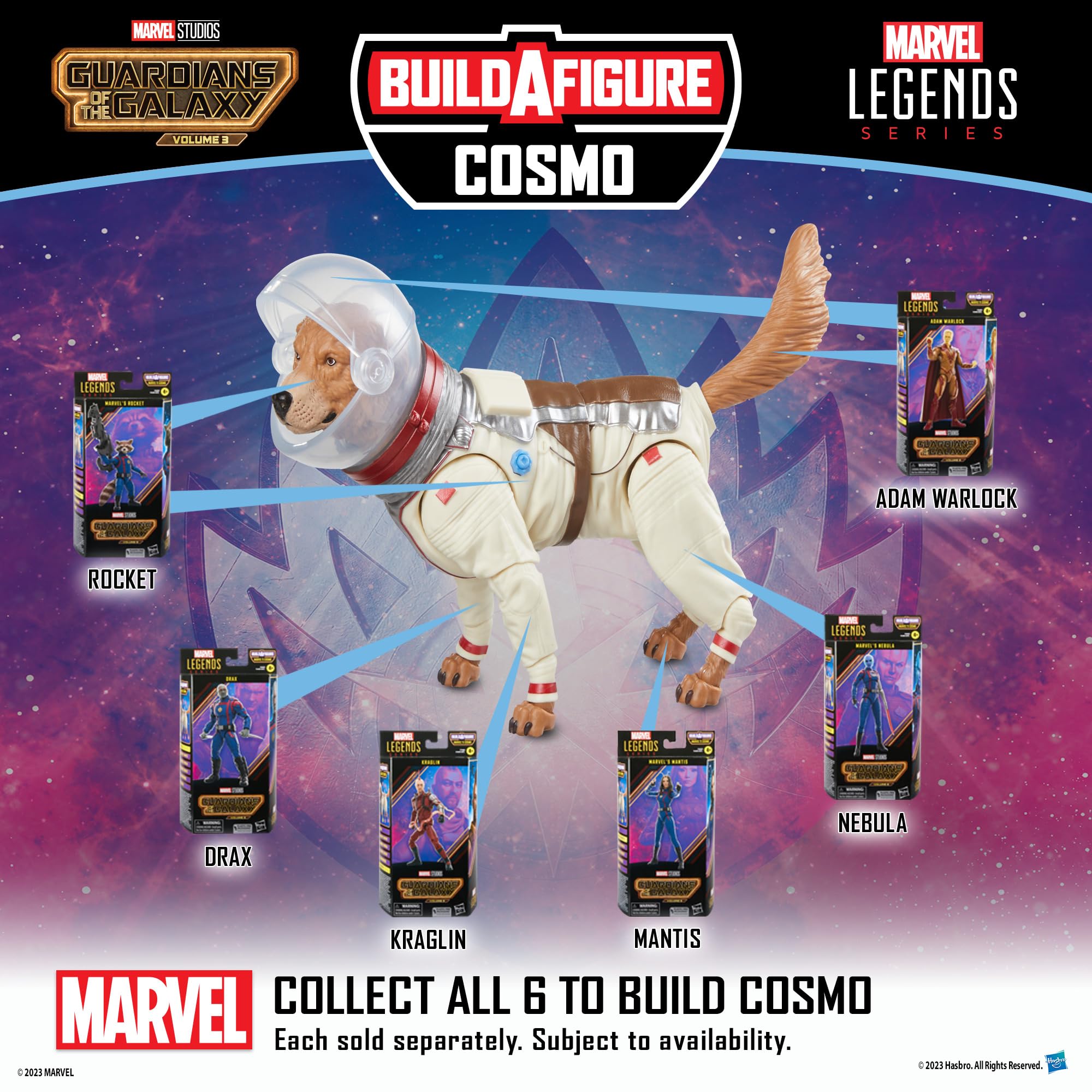 Foto 6 pulgar | Figura De Acción Marvel Legends Series Kraglin, 15 Cm, -4 Años O Más - Venta Internacional.