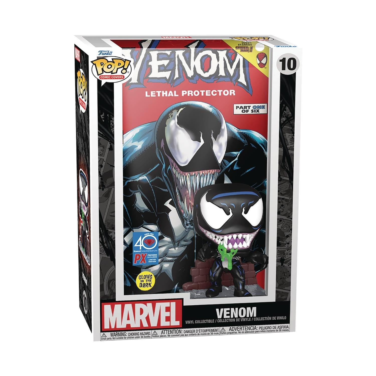 Foto 2 pulgar | Figura De Vinilo Funko Pop! Portada De Cómic Marvel Venom, 10 Cm - Venta Internacional.