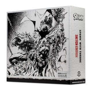 Foto 5 | Set De Figuras De Acción Mcfarlane Toys Spawn W/ Throne Sketch Sdcc 2023 - Venta Internacional.