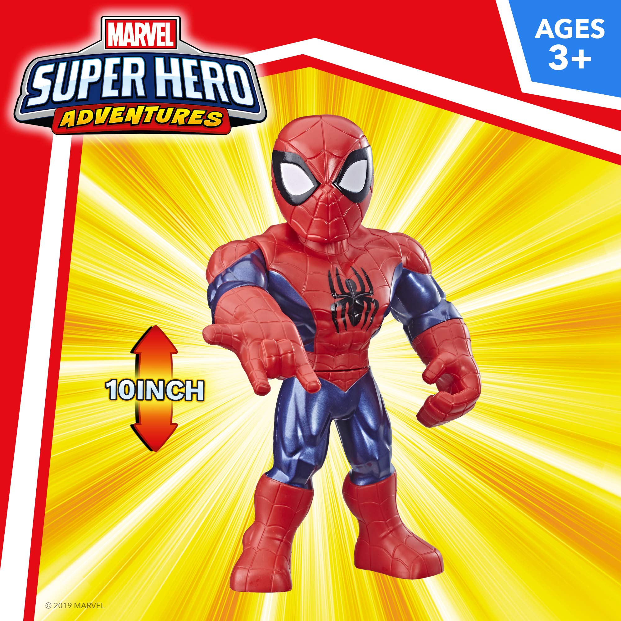 Foto 4 pulgar | Pack De Figuras De Acción Playskool Heroes Mega Mighties Marvel 3 - Venta Internacional.