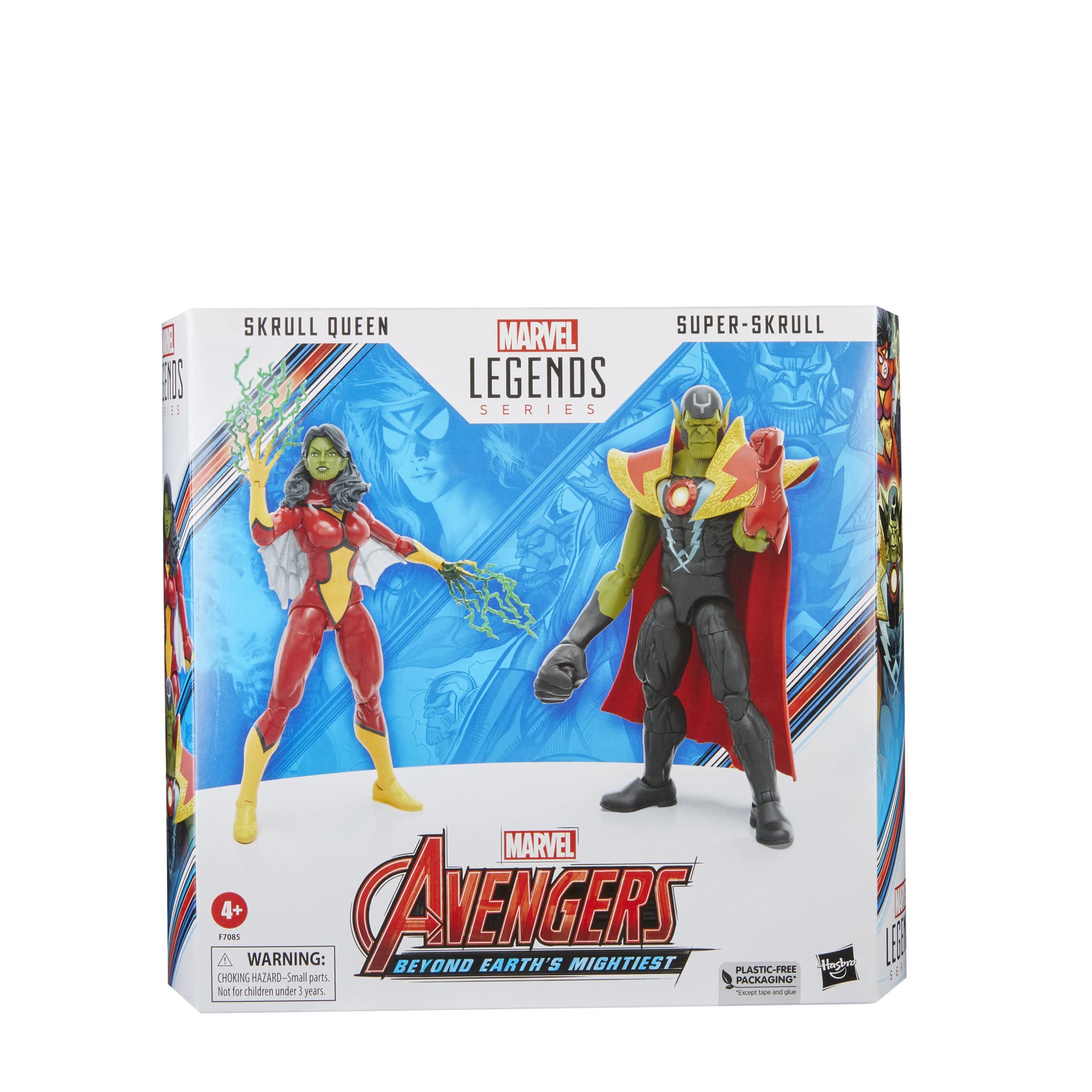Foto 2 | Figuras De Acción Marvel Legends Skrull Queen Super-skrull - Venta Internacional.