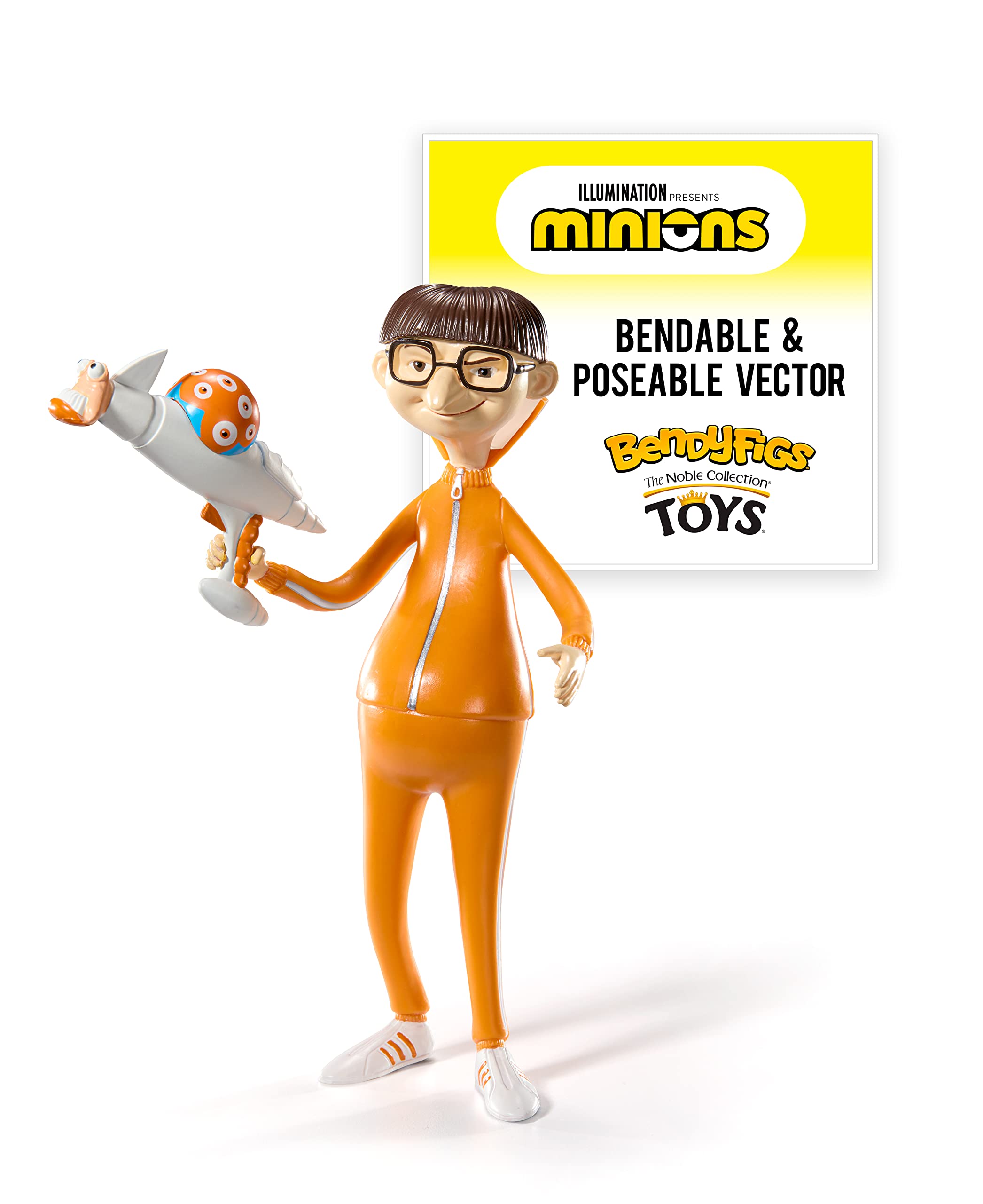 Figura de Colección Bendyfigs Minions Victor Vector Perkins - Venta Internacional