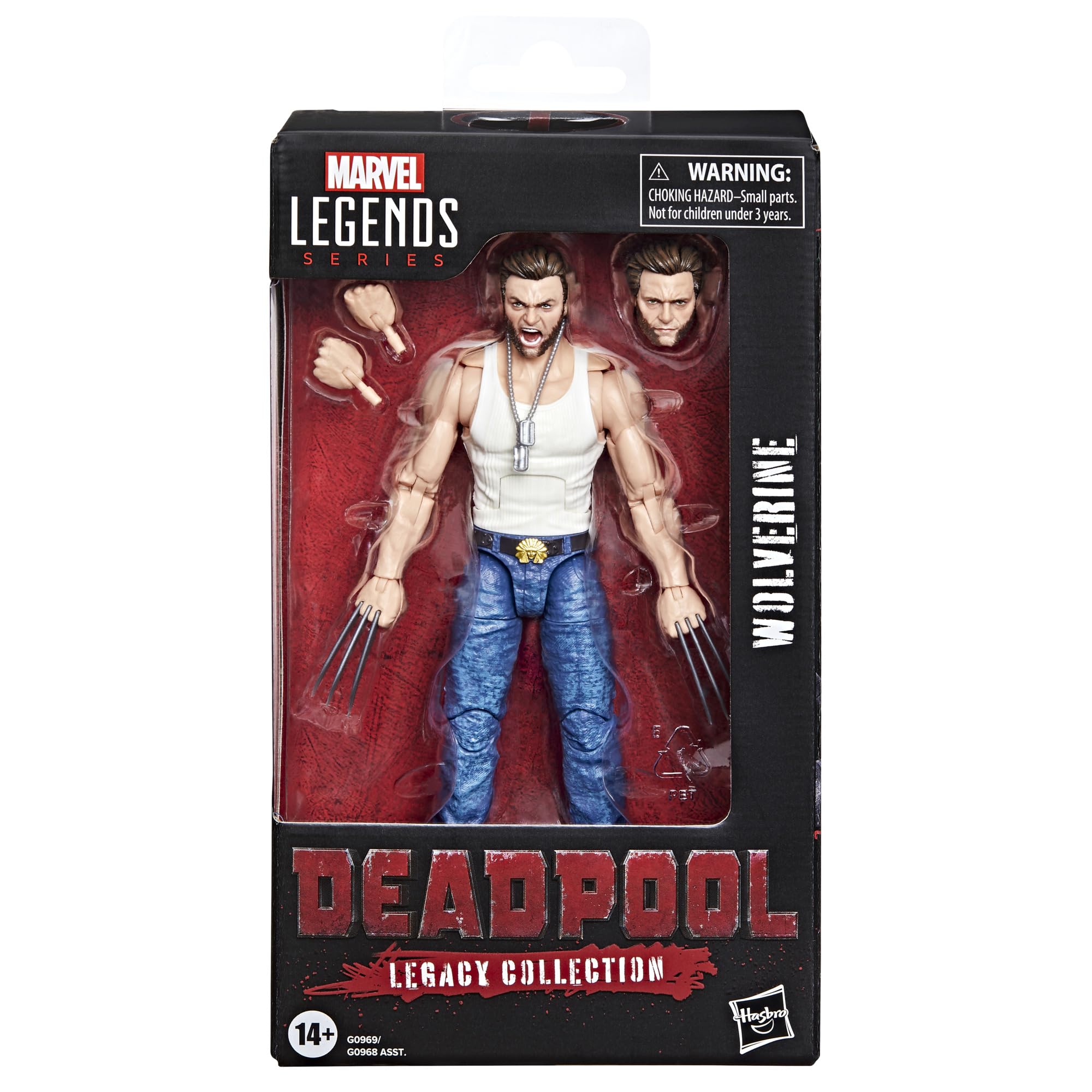 Foto 3 pulgar | Figura De Acción Marvel Legends Series Wolverine Deadpool 2 - Venta Internacional.