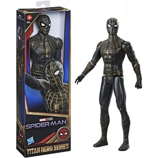 Foto 1 | Figura De Acción Hasbro Titan Hero Spider-man Negro/dorado