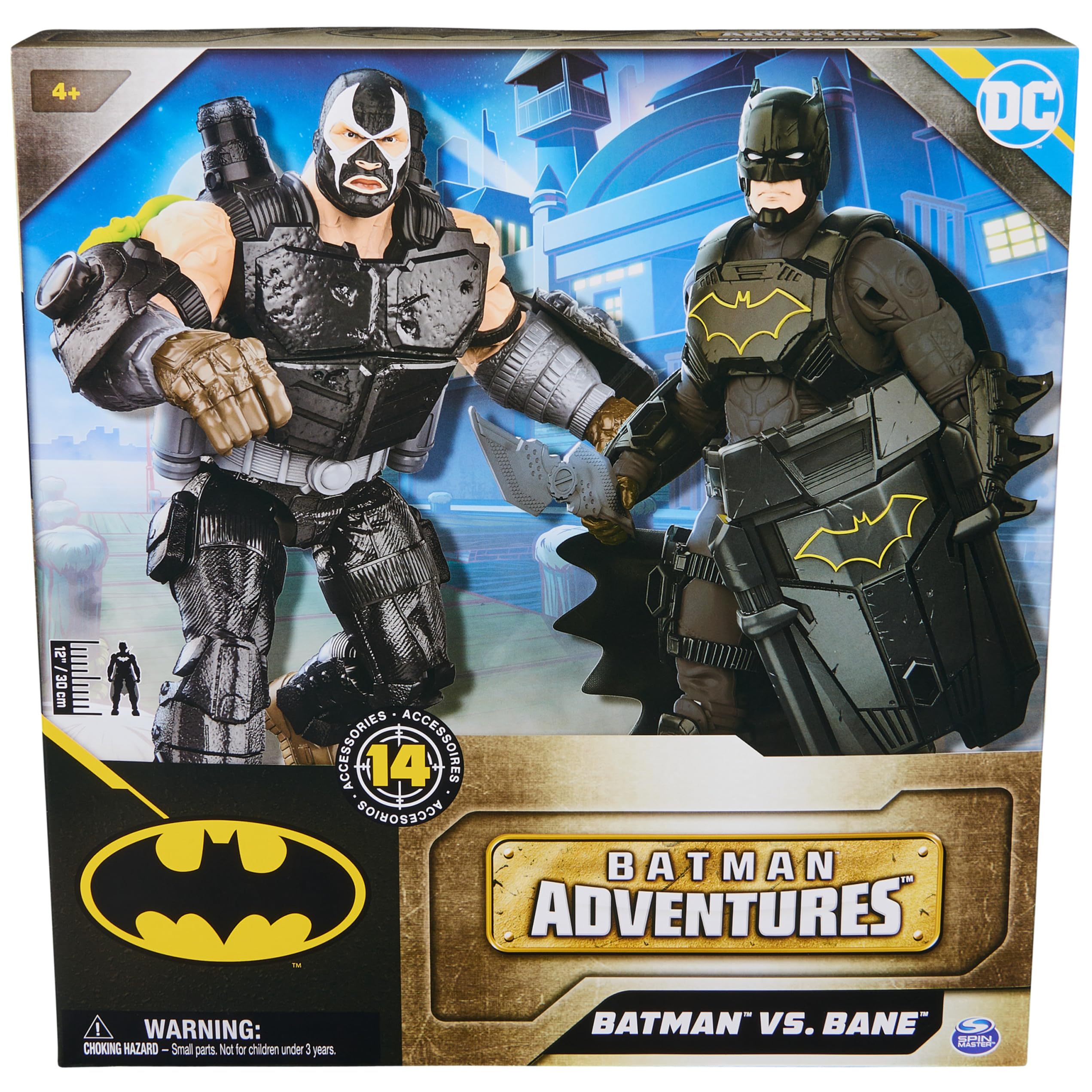 Foto 2 | Set De Figuras De Acción Dc Comics Batman Adventures Bane & Batman - Venta Internacional.