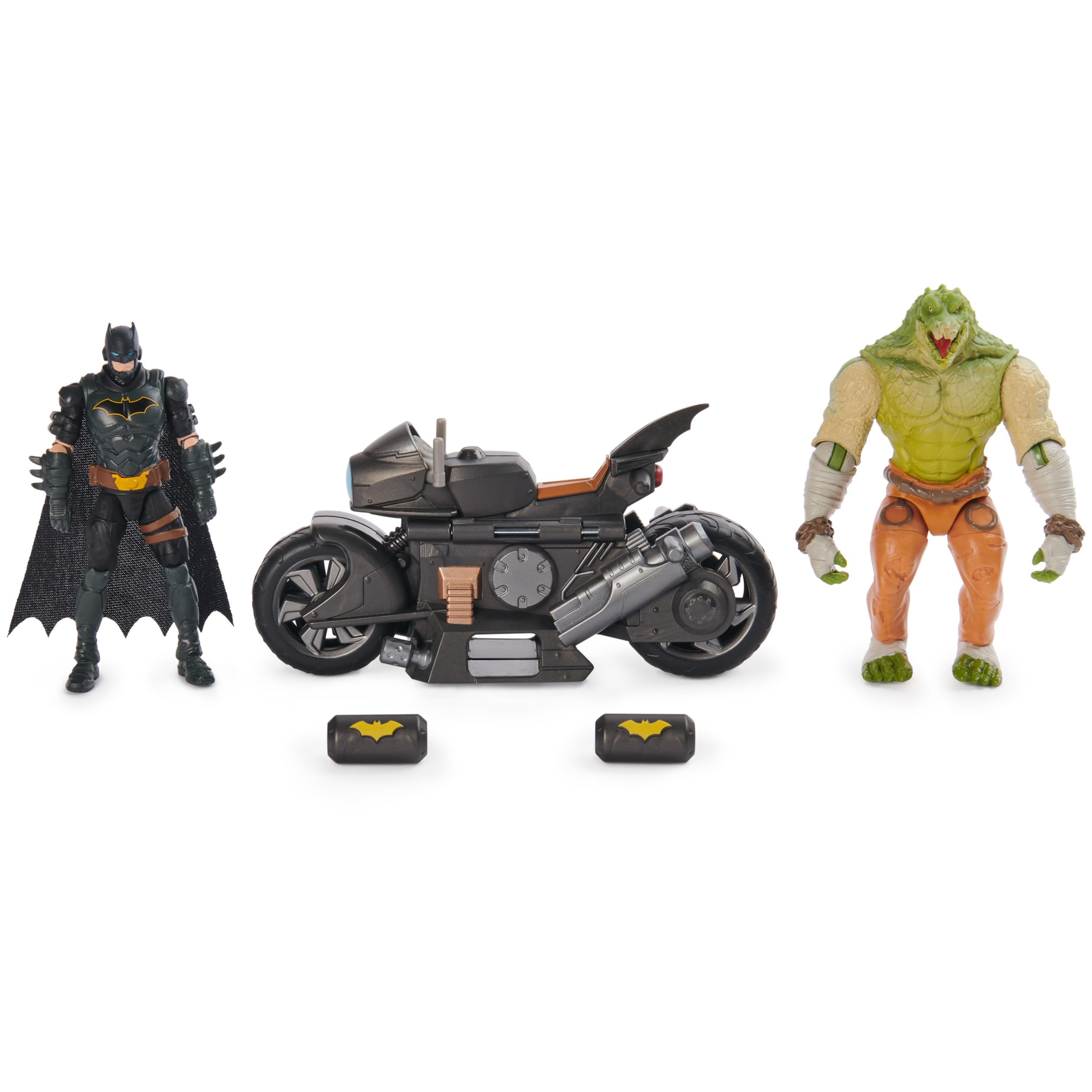 Foto 2 pulgar | Batciclo Batman Transforming De Toy Dc Comics Con Killer Croc, 10 Cm - Venta Internacional.