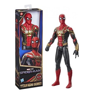 Foto 1 | Figura De Acción Hasbro Titan Hero Spider-man Dorado/rojo