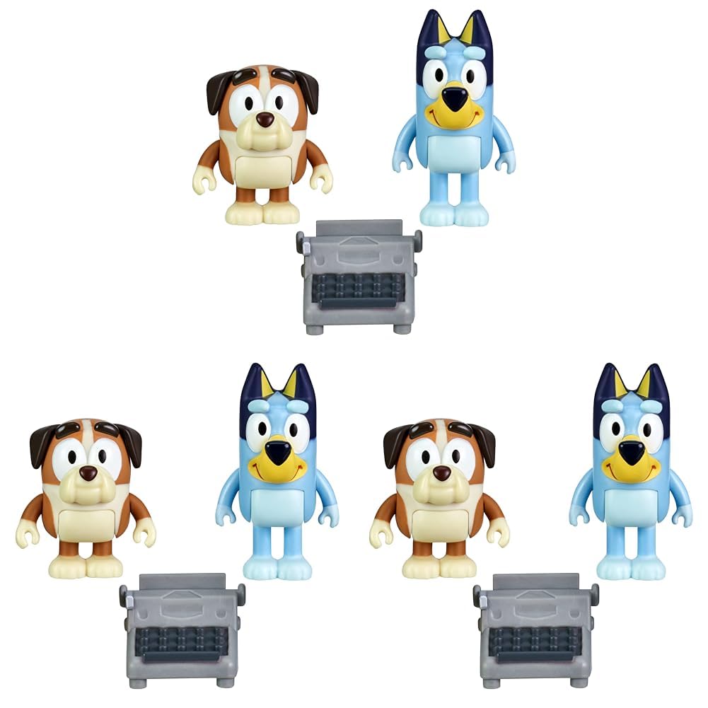 Foto 1 | Juego De 6 Divertidas Figuras De Winton De Toy Bluey School Friends De 6,35 Cm - Venta Internacional.