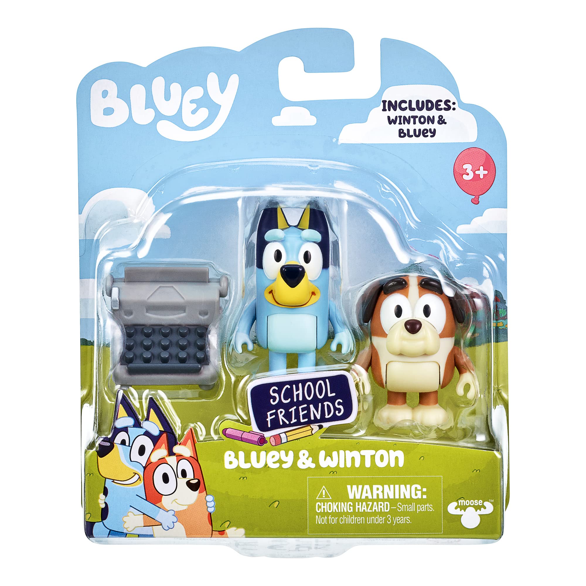 Foto 3 pulgar | Juego De 6 Divertidas Figuras De Winton De Toy Bluey School Friends De 6,35 Cm - Venta Internacional.