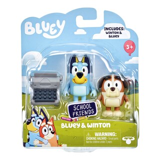 Foto 2 | Juego De 6 Divertidas Figuras De Winton De Toy Bluey School Friends De 6,35 Cm - Venta Internacional.