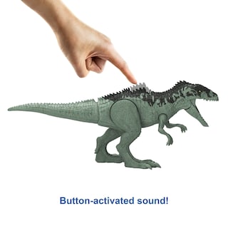 Foto 2 | Figura De Dinosaurio Jurassic World Strike & Chomp 30 Cm Con Sonidos - Venta Internacional.
