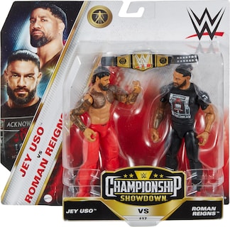 Foto 2 | Pack De 2 Figuras De Acción Mattel Wwe Main Event Championship - Venta Internacional.