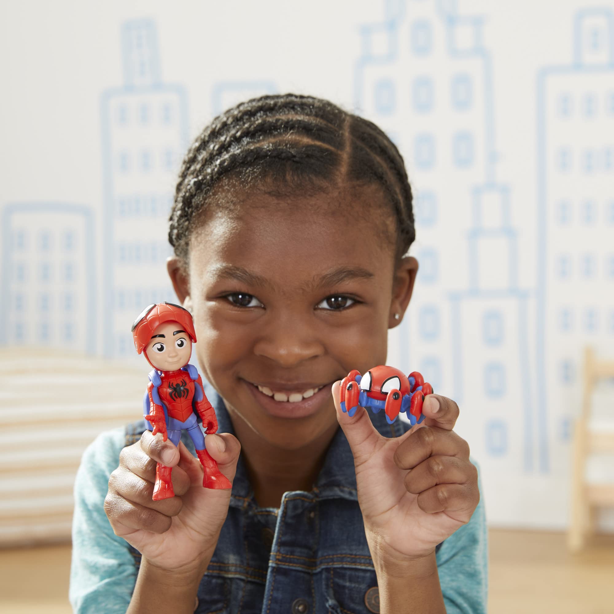 Foto 5 pulgar | Figuras De Acción Spidey Y Sus Increíbles Amigos, Paquete De 2, 10 Cm - Venta Internacional.