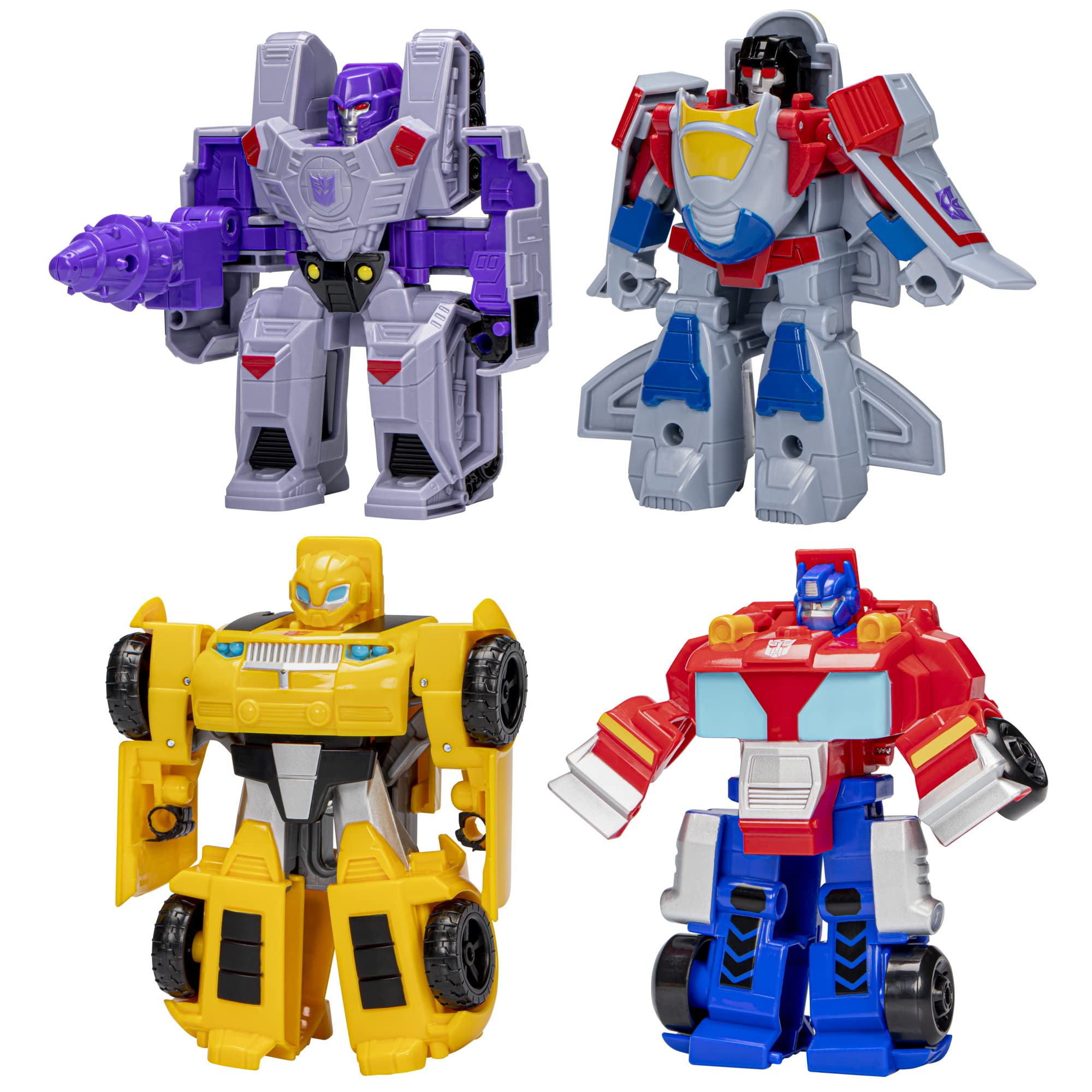 Figuras De Acción Transformers Heroes Vs Villains, Paquete De 4 - Venta Internacional.