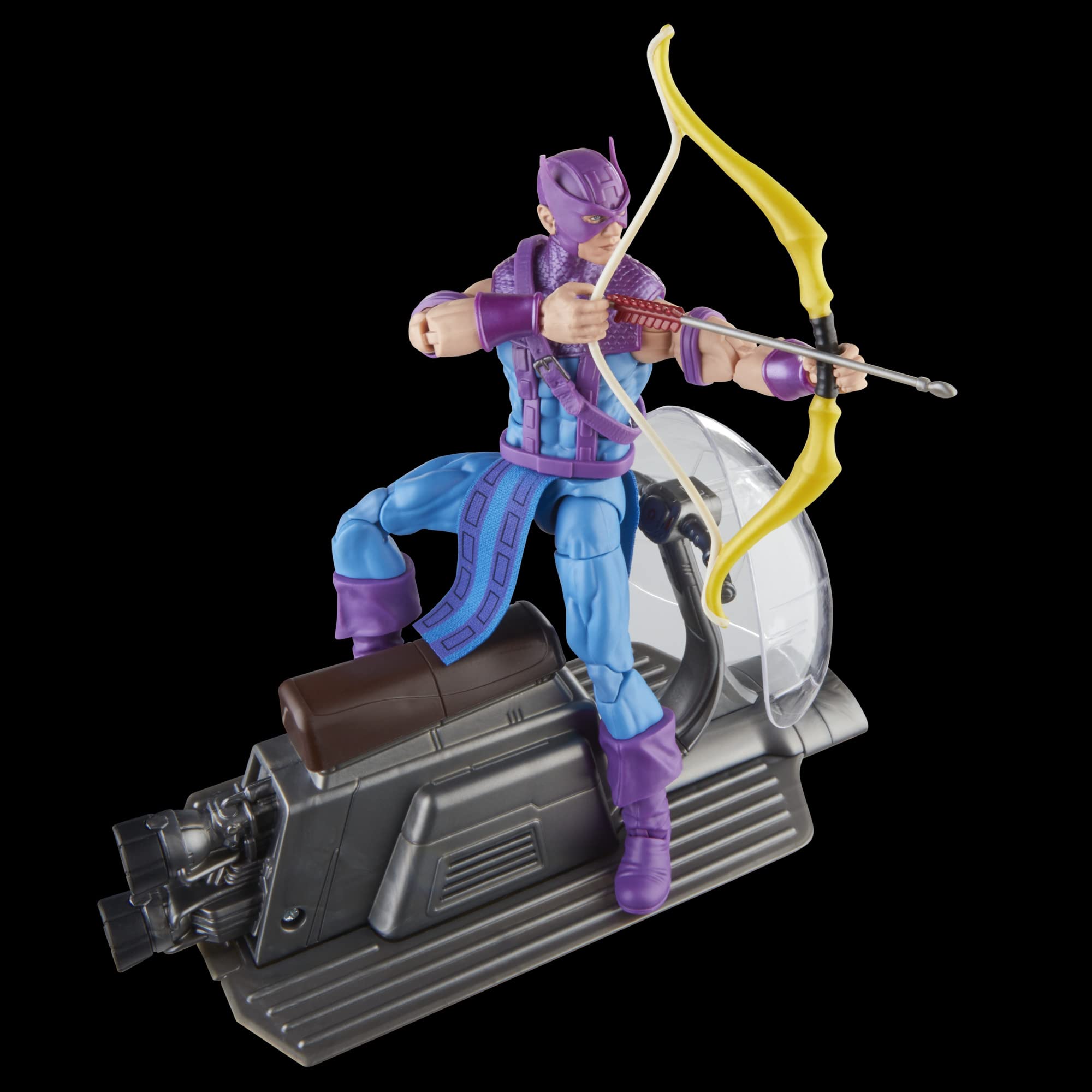 Foto 6 pulgar | Figura De Acción Hawkeye De La Serie Marvel Legends Con Skycycle - Venta Internacional.