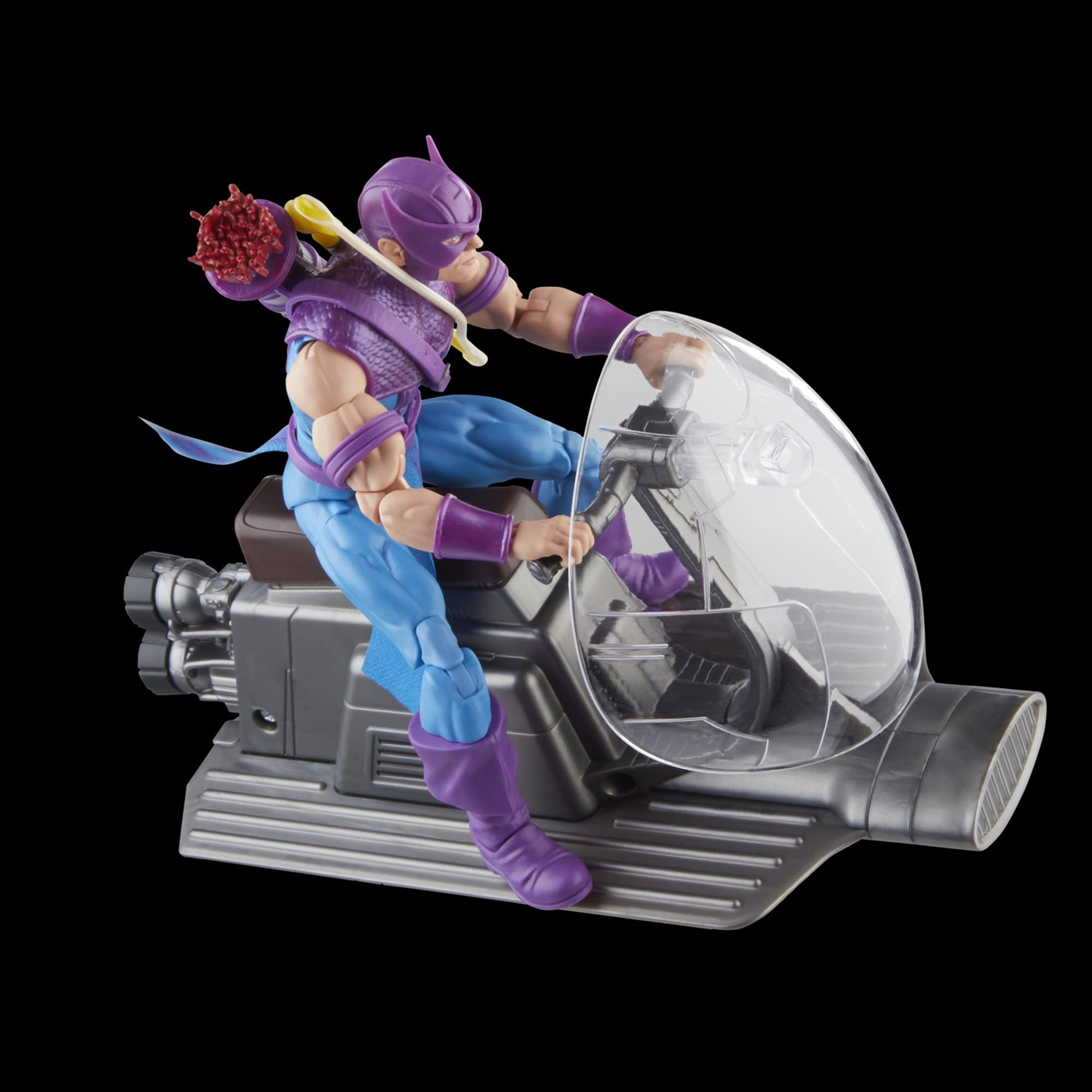 Foto 7 pulgar | Figura De Acción Hawkeye De La Serie Marvel Legends Con Skycycle - Venta Internacional.