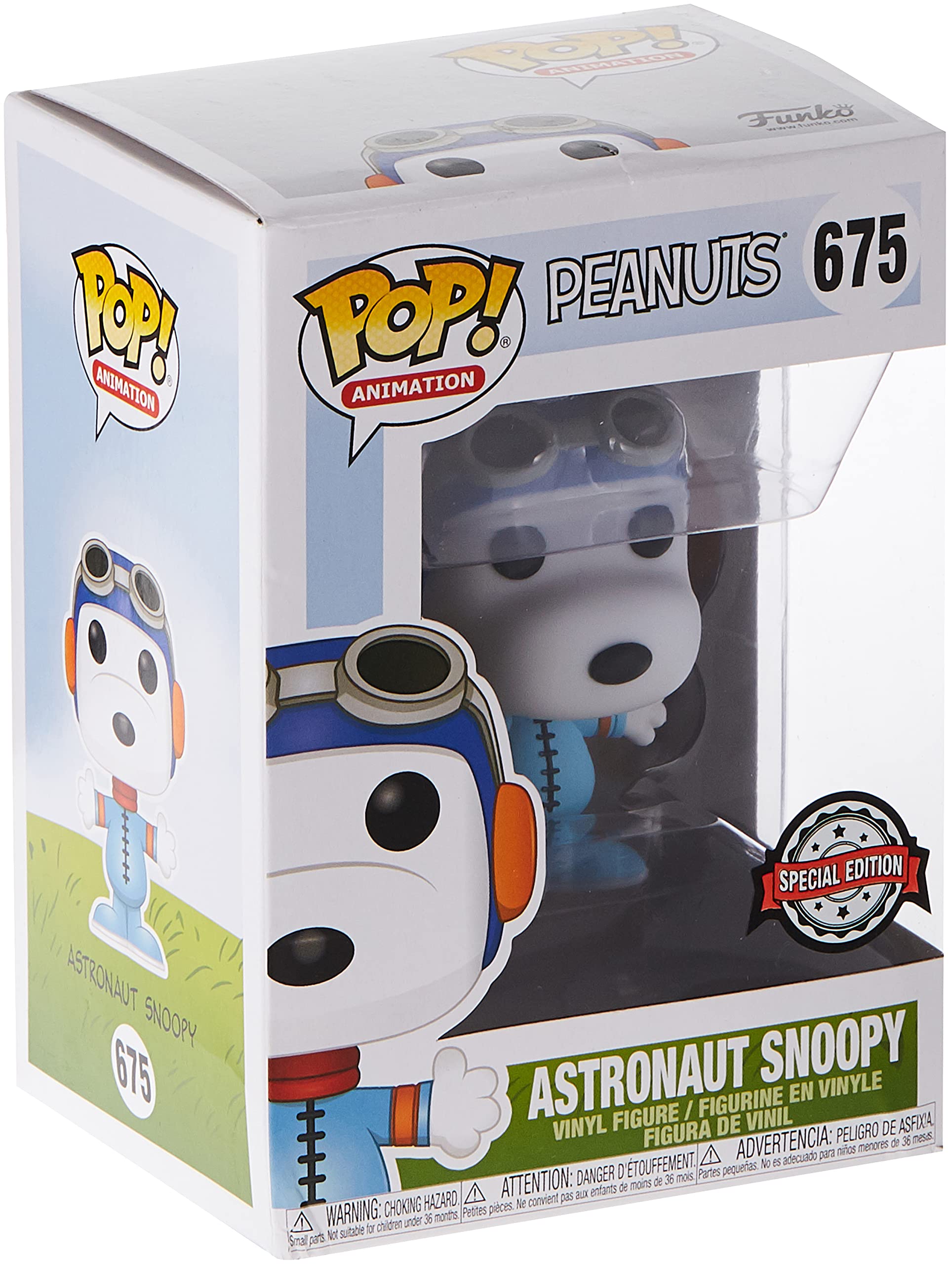 Foto 2 pulgar | Figura De Acción Funko Pop! Animación: Peanuts: Astronaut Snoopy - Venta Internacional.