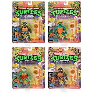 Foto 3 | Figura De Acción Teenage Mutant Ninja Turtles Classic, Paquete De 4 - Venta Internacional.
