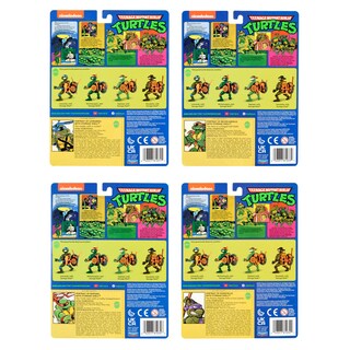 Foto 4 | Figura De Acción Teenage Mutant Ninja Turtles Classic, Paquete De 4 - Venta Internacional.