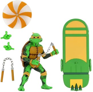 Foto 2 | Figura De Acción Neca Teenage Mutant Ninja Turtles Michelangelo - Venta Internacional.