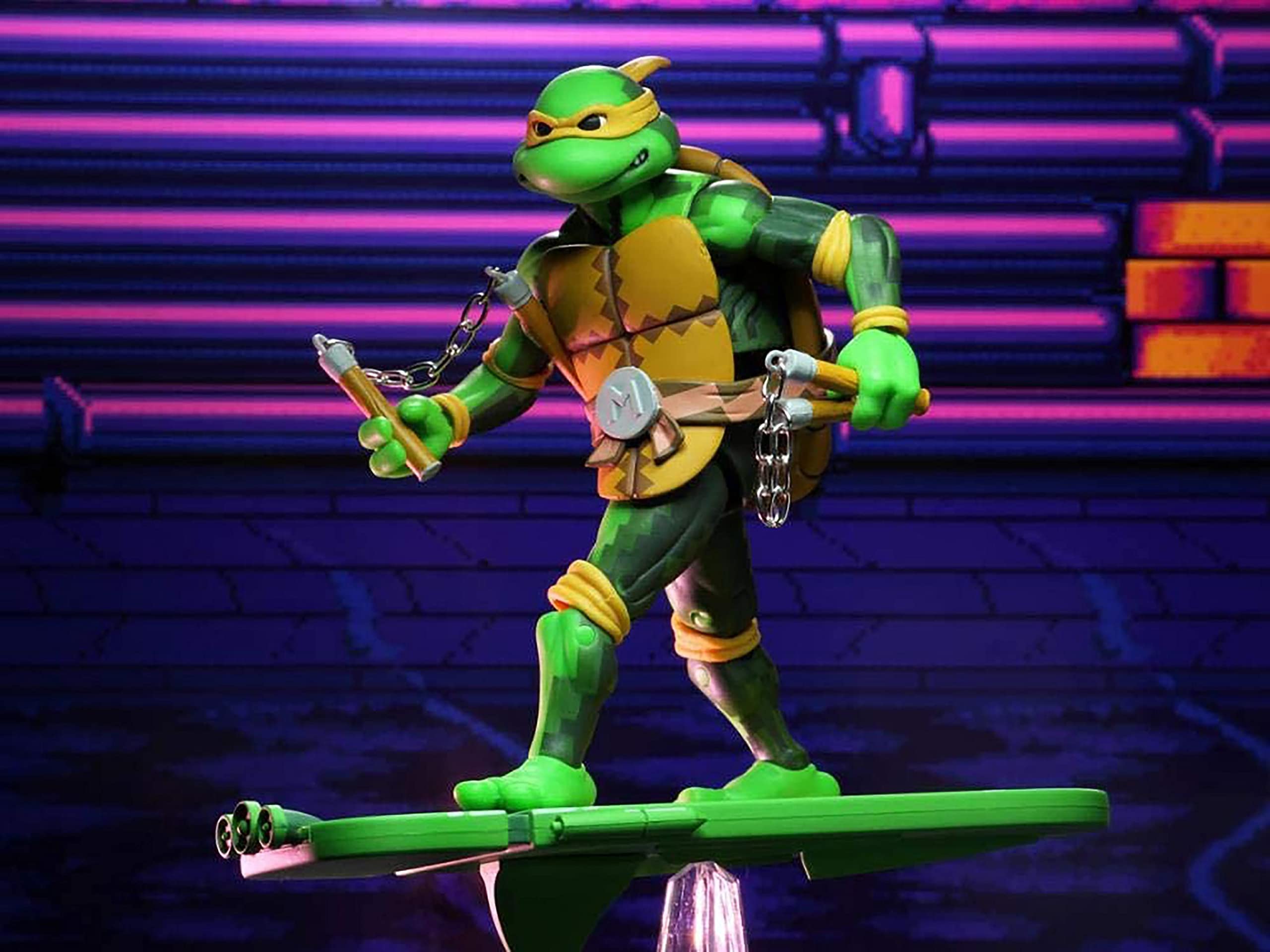 Foto 5 pulgar | Figura De Acción Neca Teenage Mutant Ninja Turtles Michelangelo - Venta Internacional.